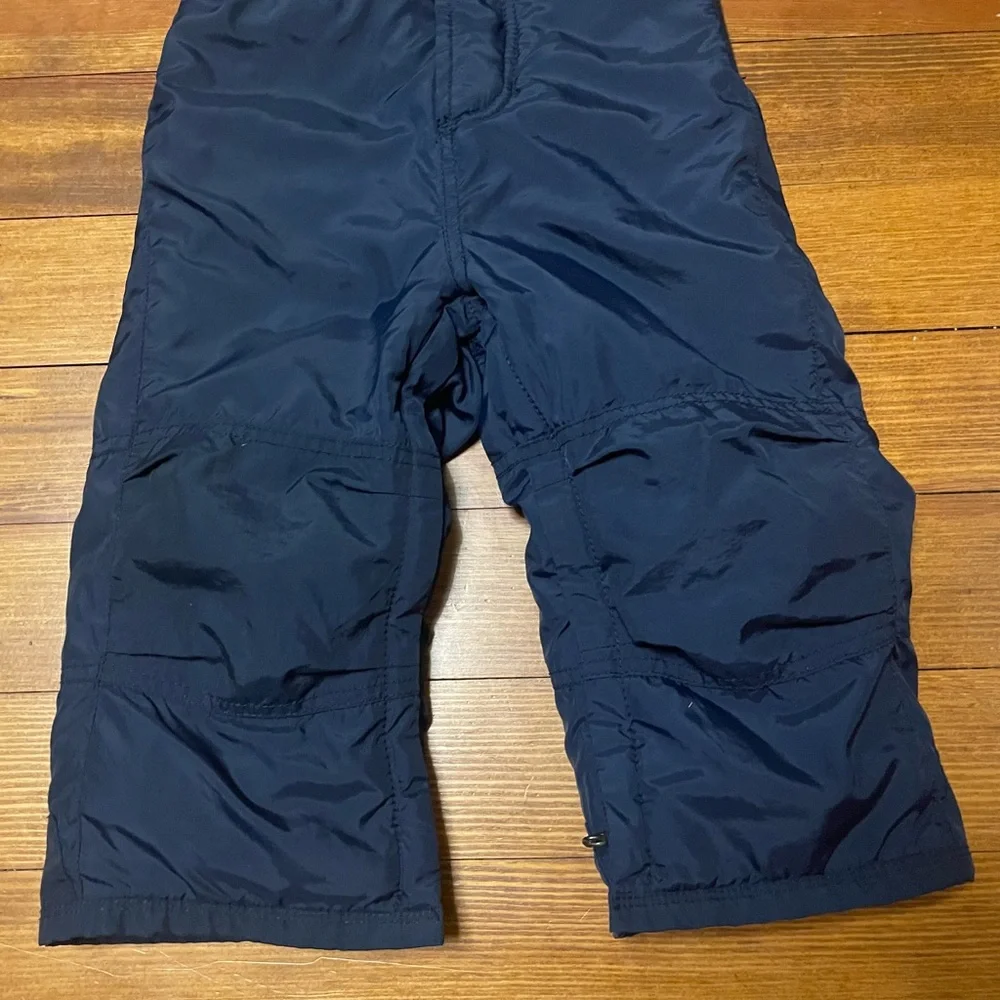 GAP Navy Puffer Jacket with Navy Snow Overalls Size 18-24 Months